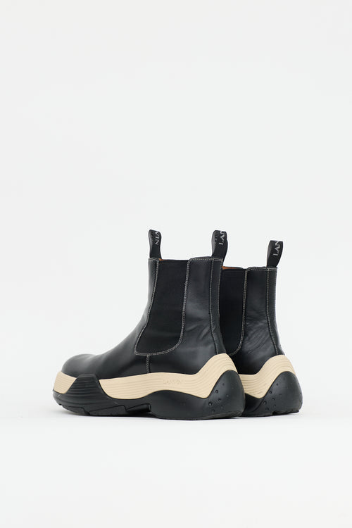 Lanvin Leather Flash X Bold Boot