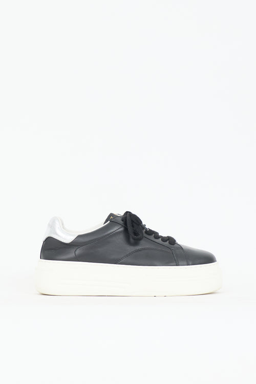 Lanvin Leather Platform Sneaker