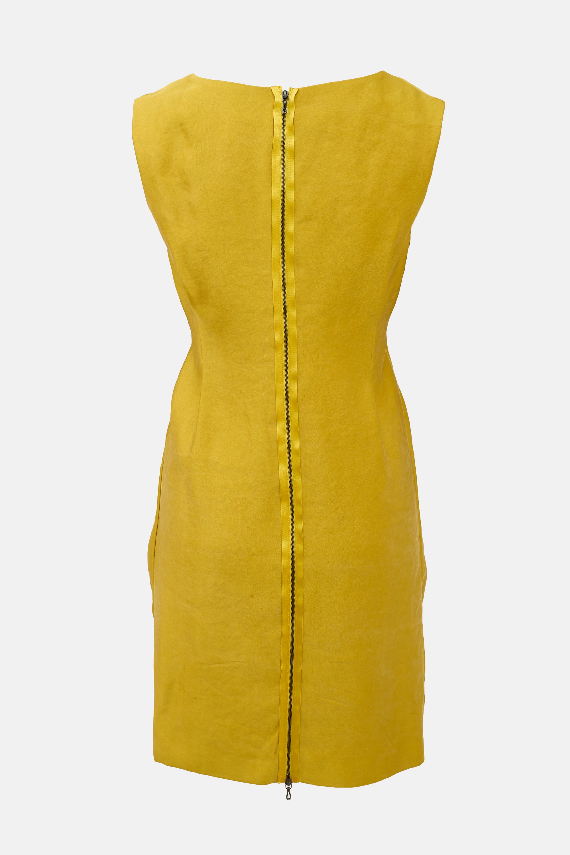 Lanvin FW 2011 Silk Satin Midi Dress