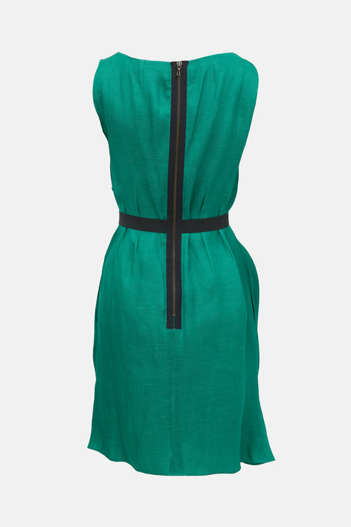 Lanvin SS 2009 Silk & Linen Dress