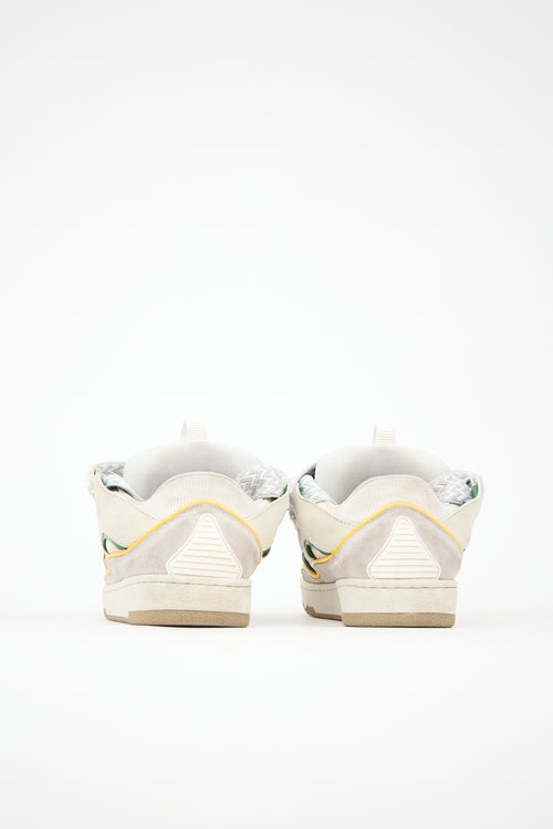 Lanvin Suede Curb Sneaker