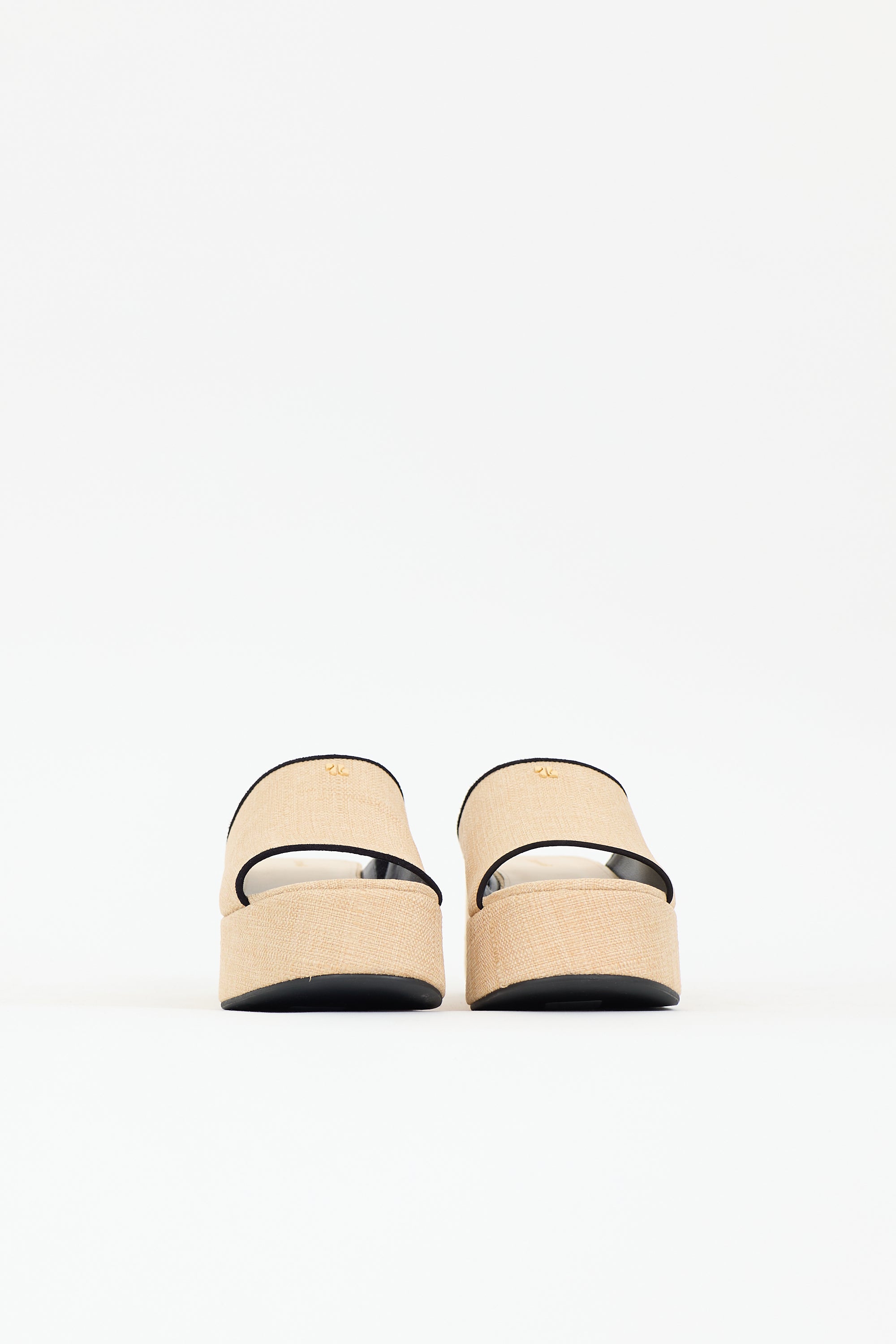 Larroude Raffia Charli Mule