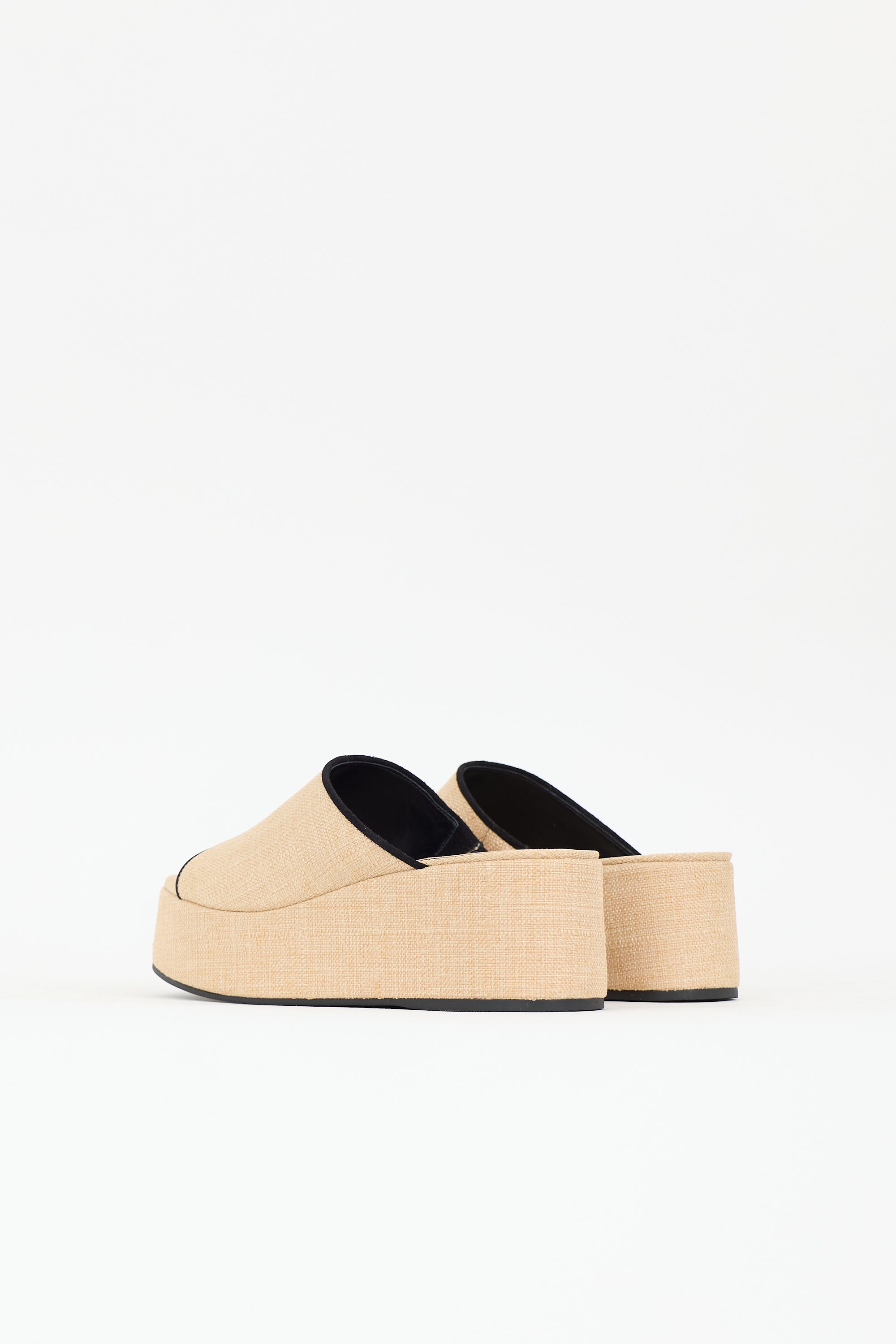 Larroude Raffia Charli Mule