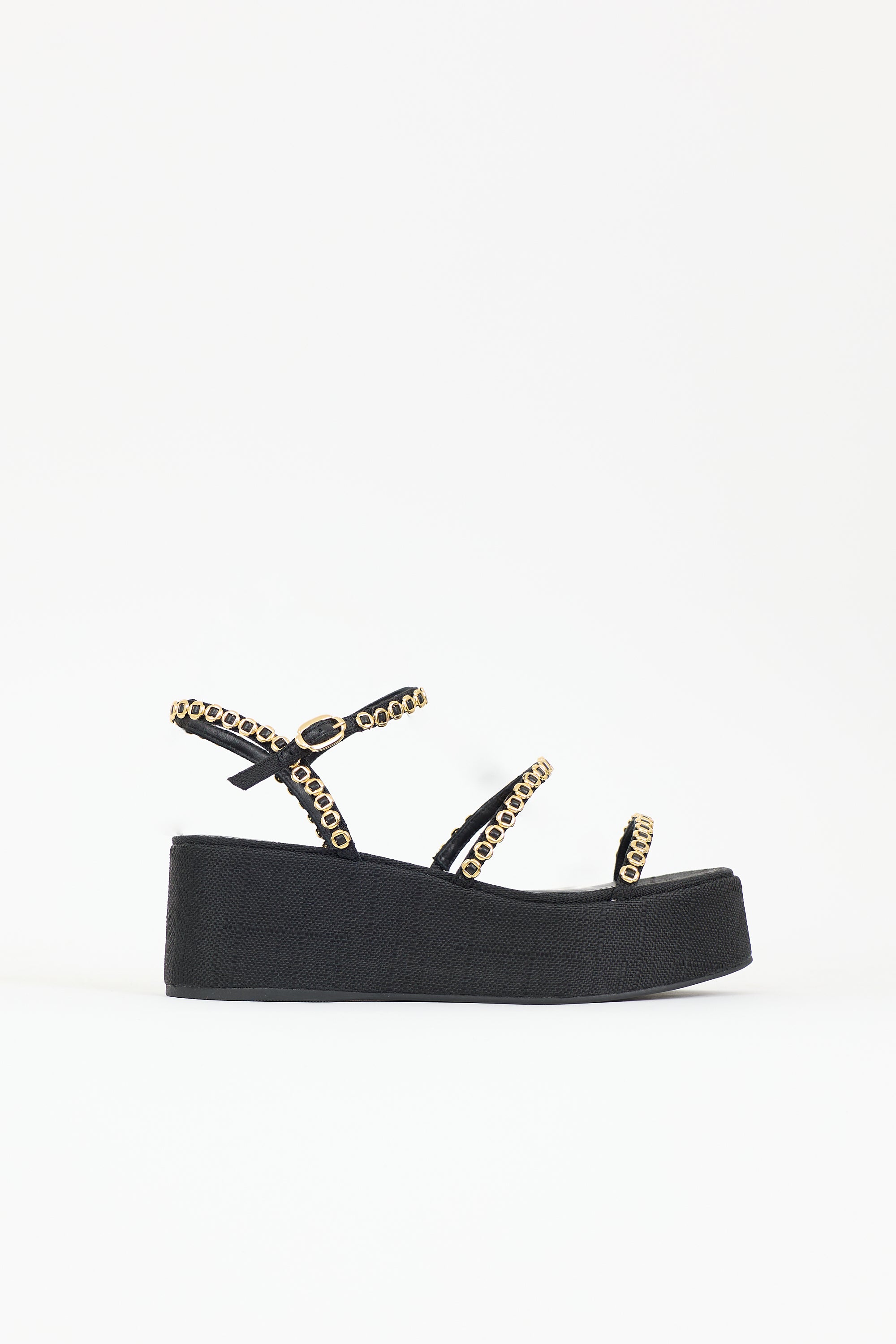 Larroude Rafia Gio Milanina Sandal