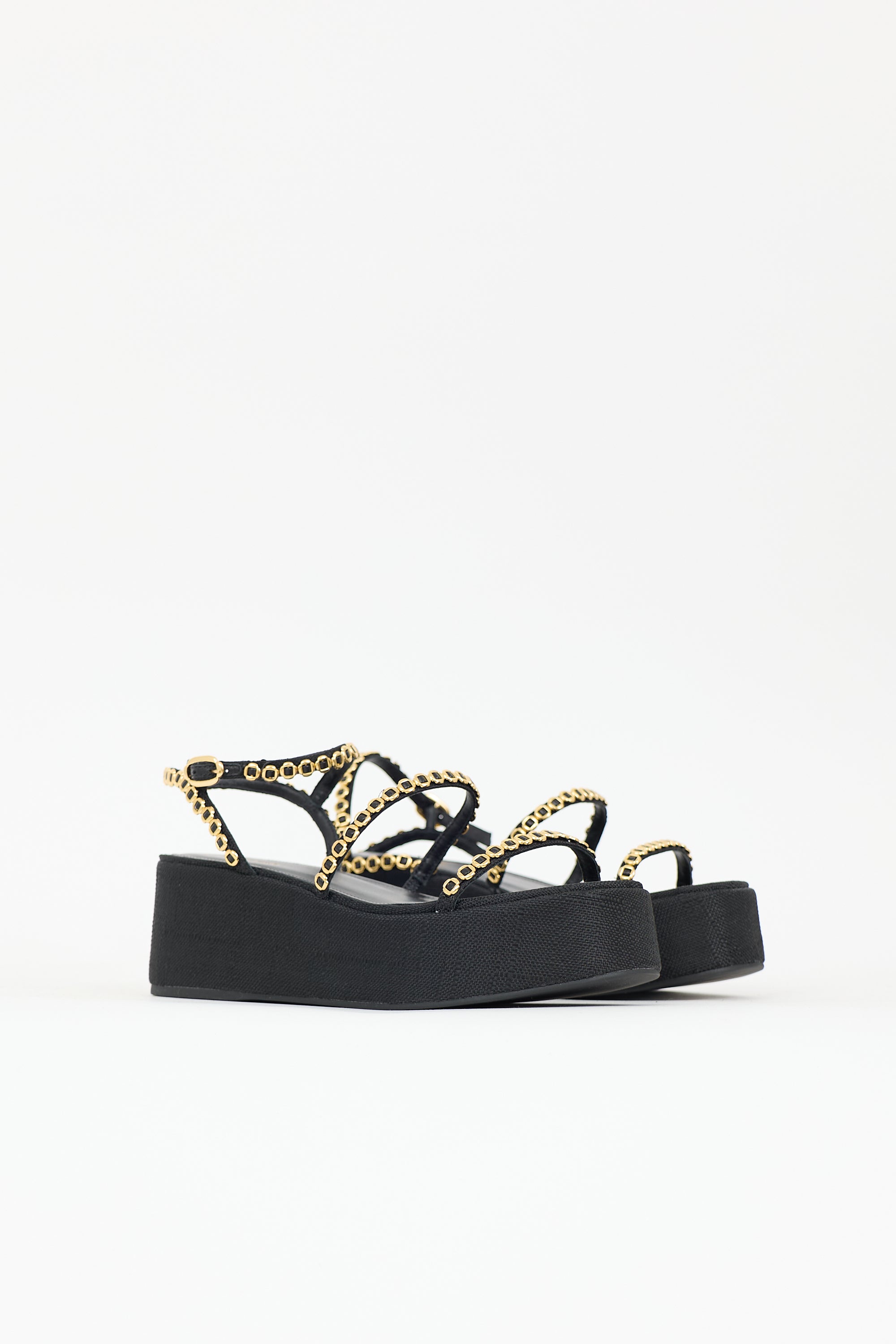 Larroude Rafia Gio Milanina Sandal