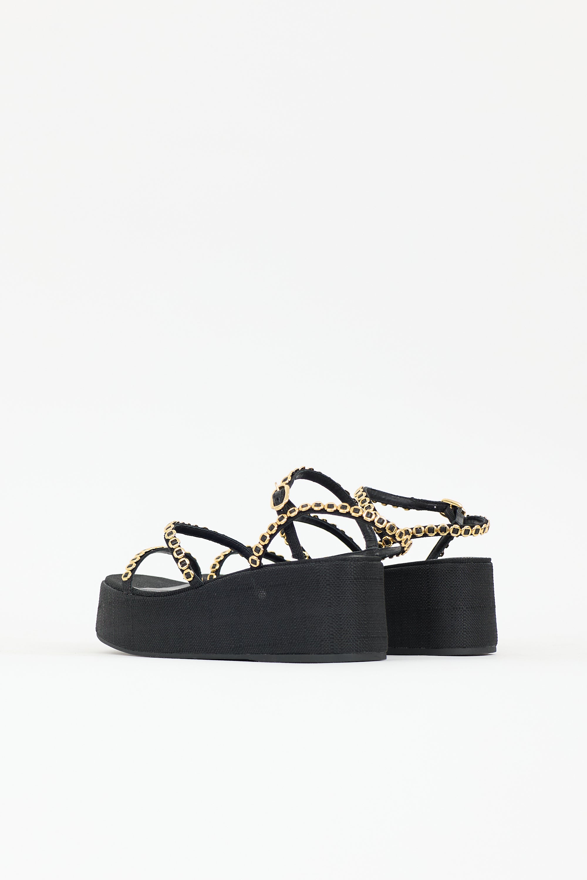 Larroude Rafia Gio Milanina Sandal