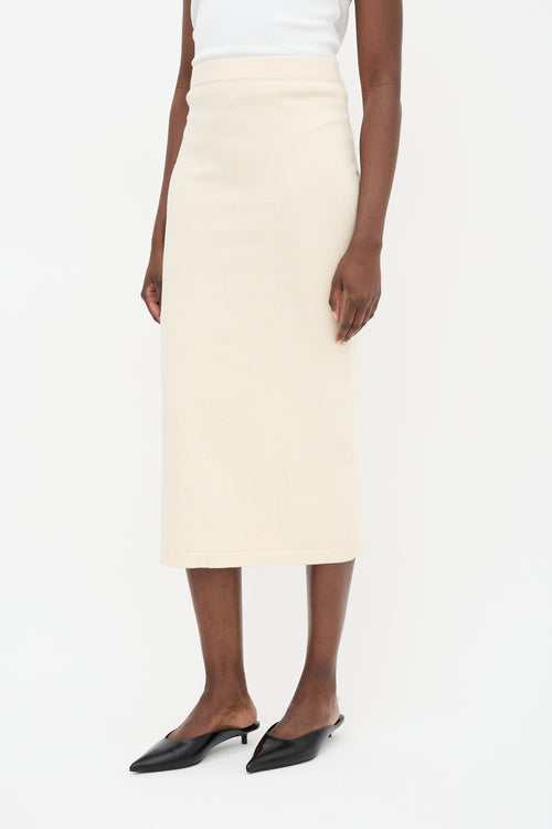Lauren Manoogian Cotton & Wool Tube Skirt