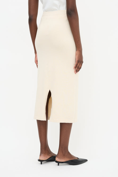 Lauren Manoogian Cotton & Wool Tube Skirt