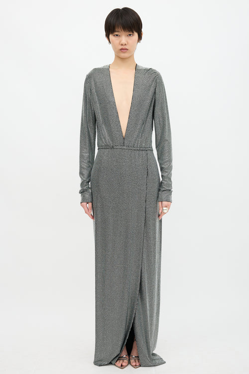 Alexandre Vauthier Embellished Maxi Dress