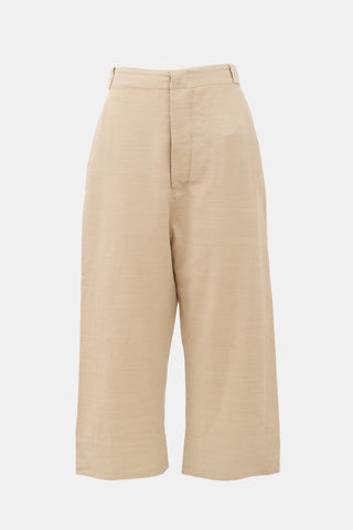 Lauren Manoogian Wool Cropped Trouser