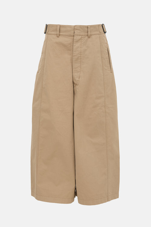 Lemaire Cropped Large Wide Leg Pant
