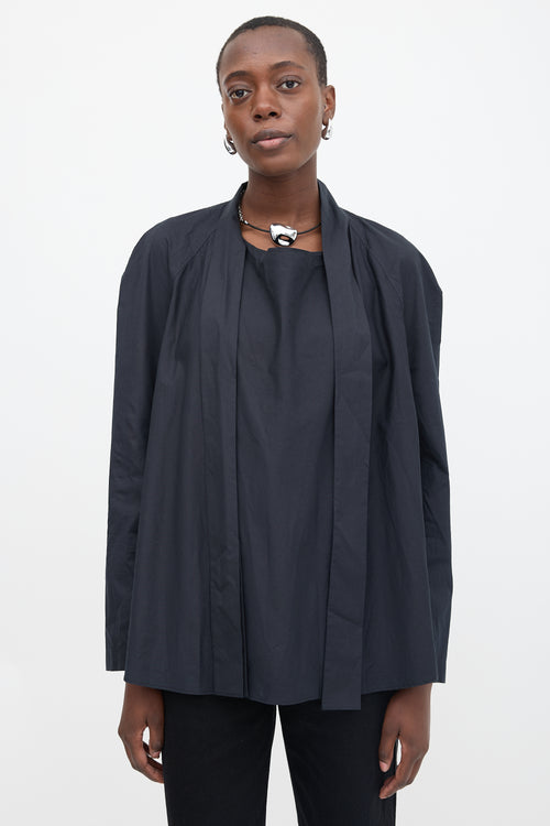 Lemaire Neck Tie Blouse