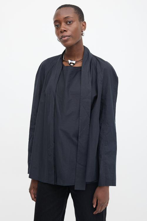 Lemaire Neck Tie Blouse