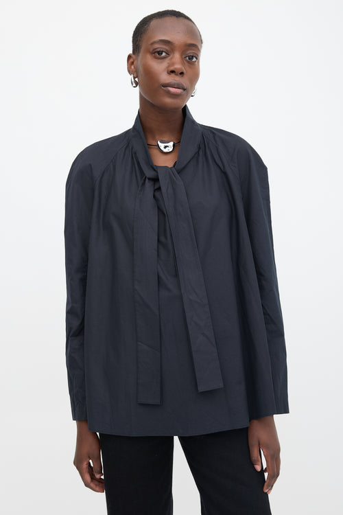 Lemaire Neck Tie Blouse