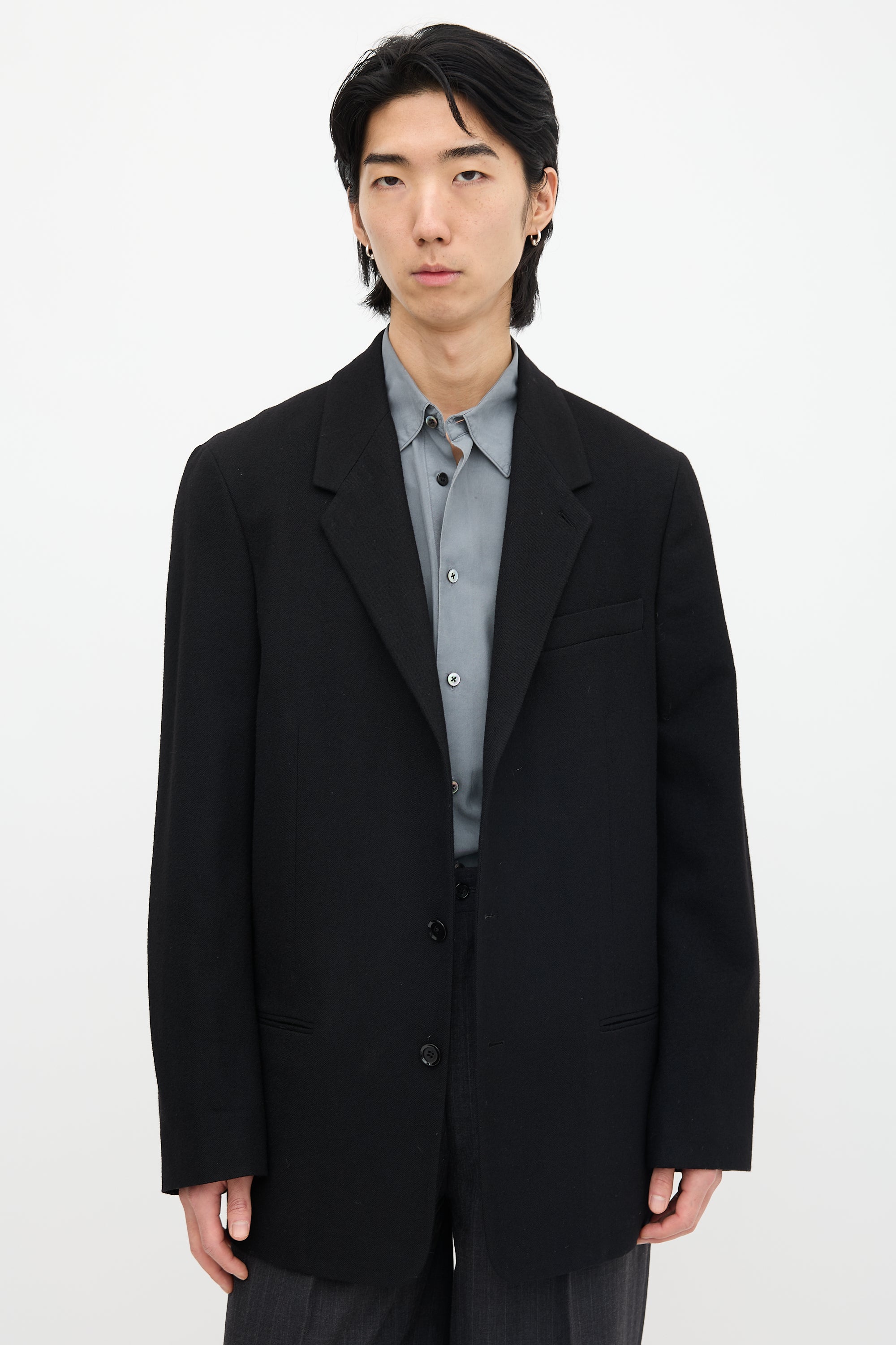 Notched Lapel Blazer