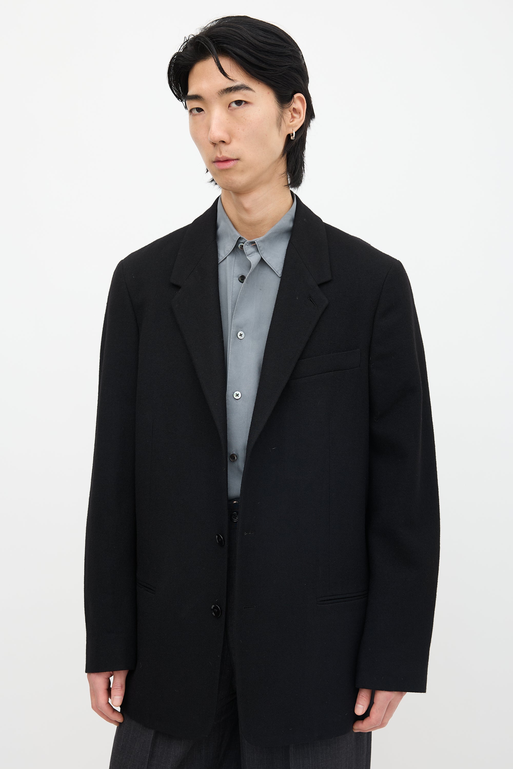 Notched Lapel Blazer