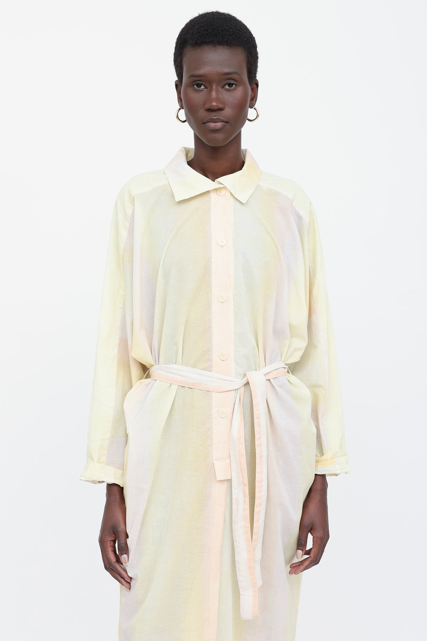 Lemaire Ombre Button Up Dress