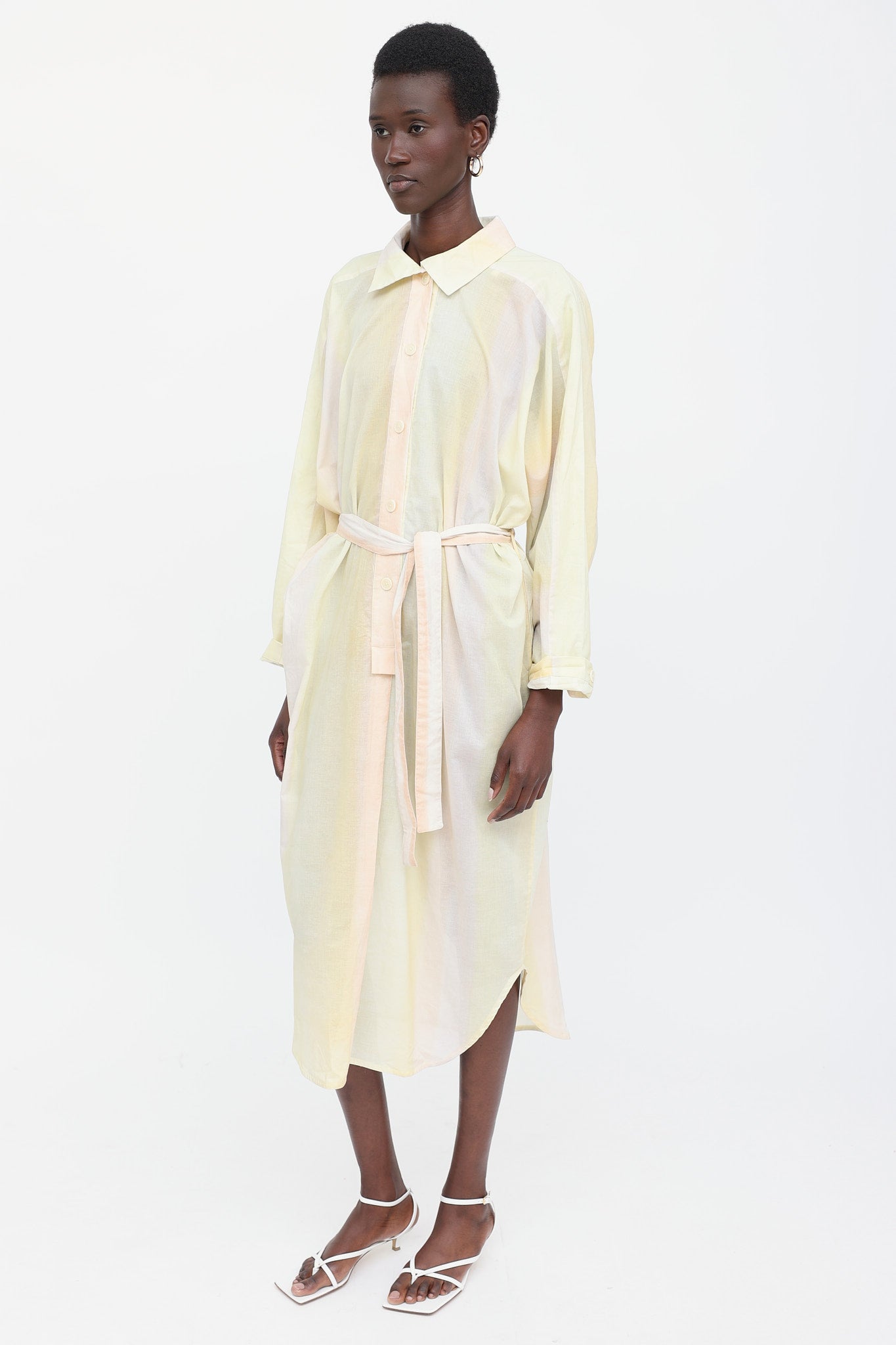 Lemaire Ombre Button Up Dress