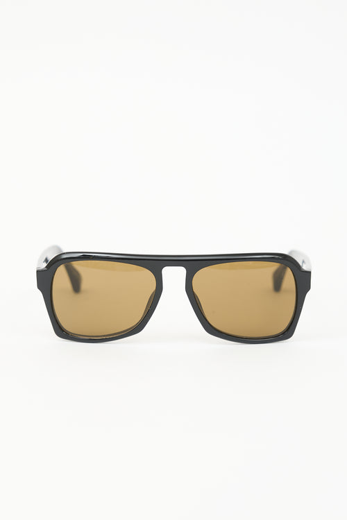 Dries Van Noten X Linda Farrow Square Sunglasses