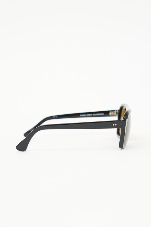 Dries Van Noten X Linda Farrow Square Sunglasses