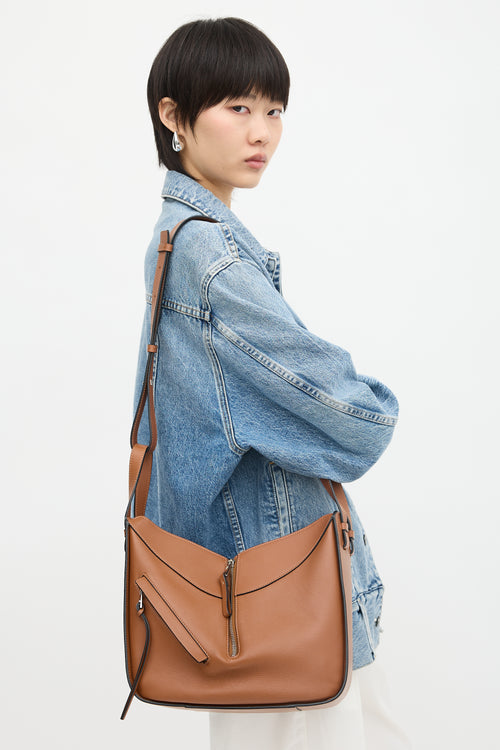 Loewe 2021 Leather Small Hammock Bag