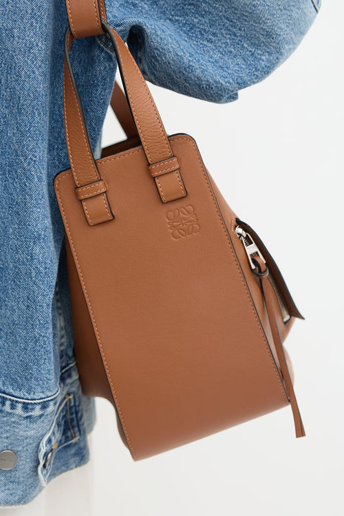 Loewe 2021 Leather Small Hammock Bag
