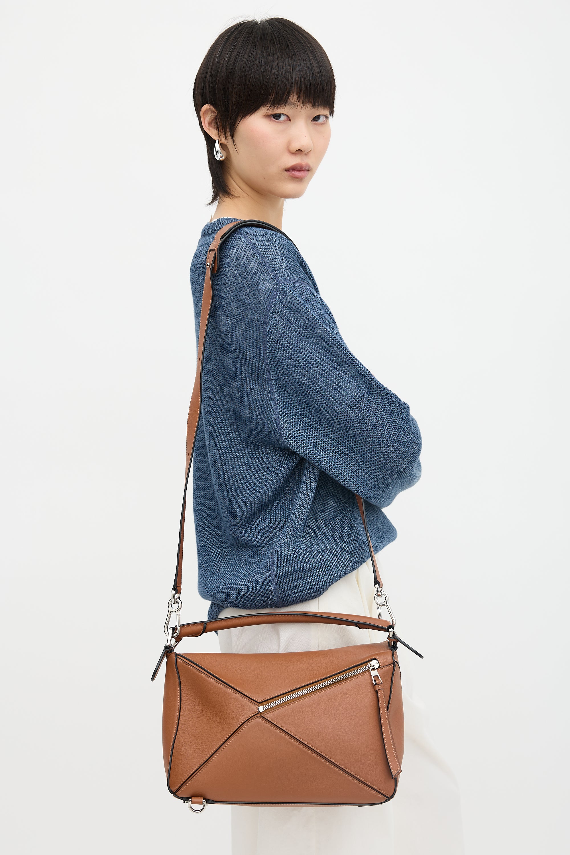 Loewe 2022 Leather Small Puzzle Bag