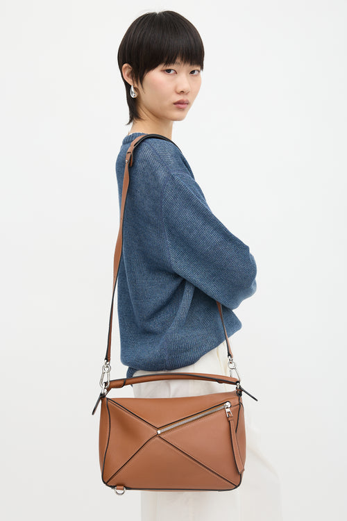 Loewe 2022 Leather Small Puzzle Bag