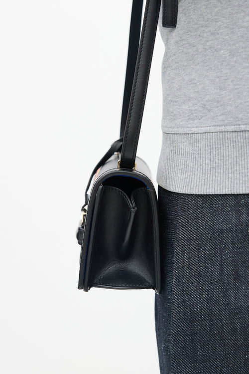 Loewe Black & Multi Small Barcelona Heart Crossbody Bag
