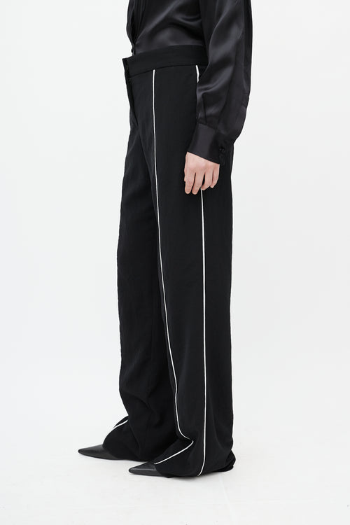 Loewe Black & White Piping Trouser