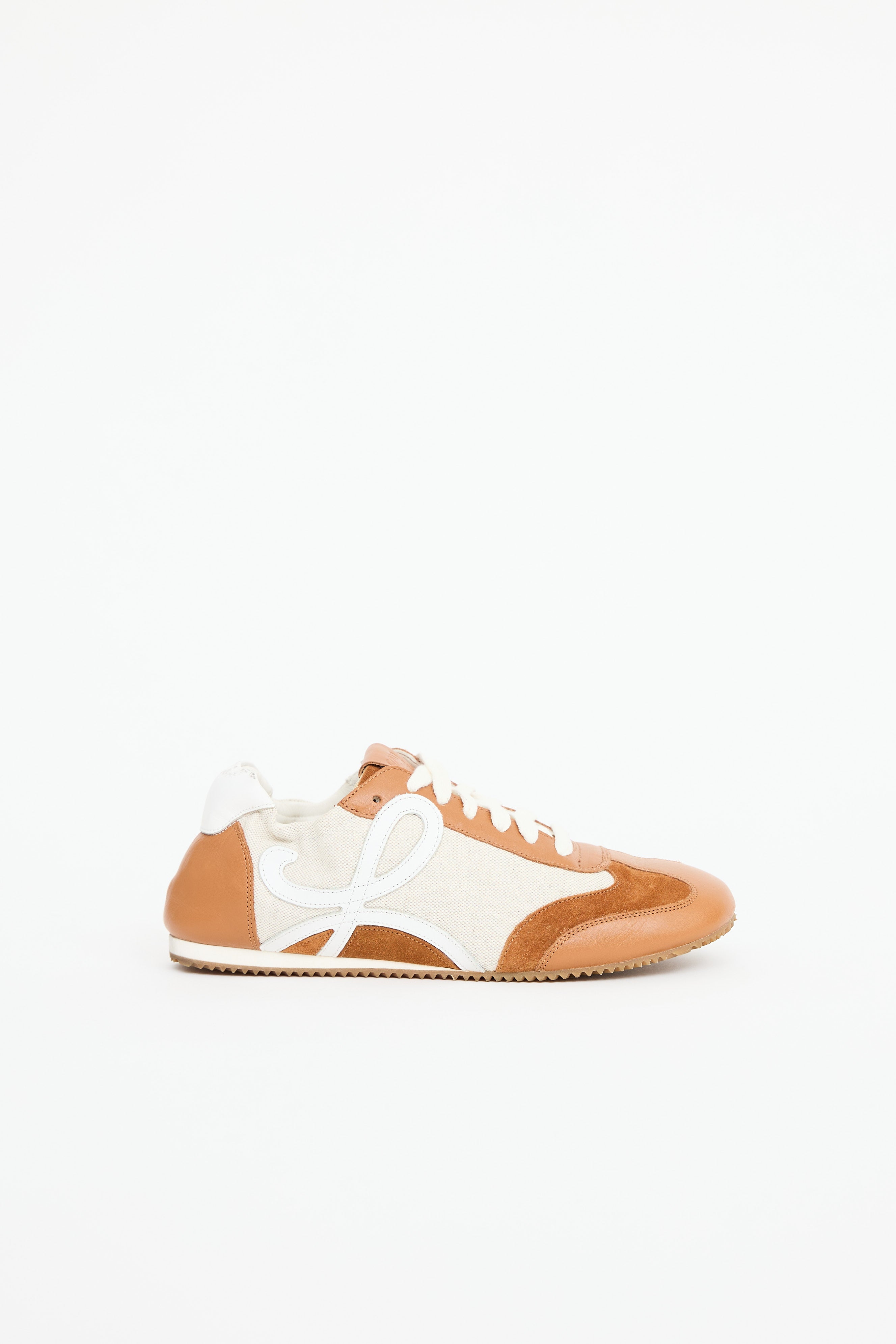 Leather Panelled Ballet Sneaker