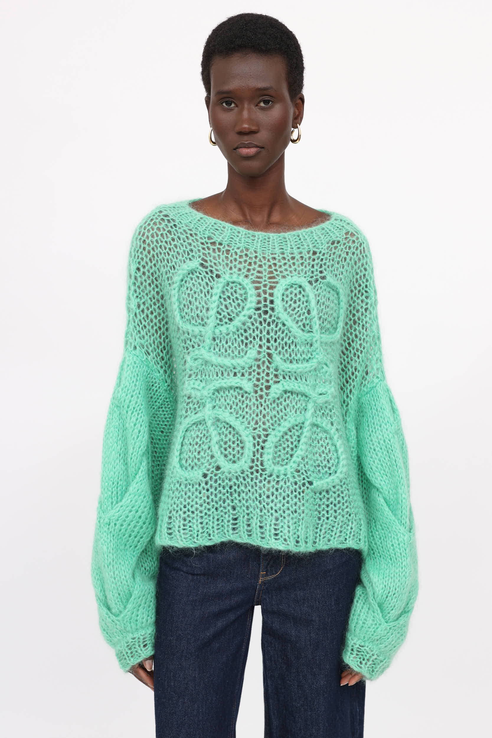 Loewe Mohair Anagram Sweater
