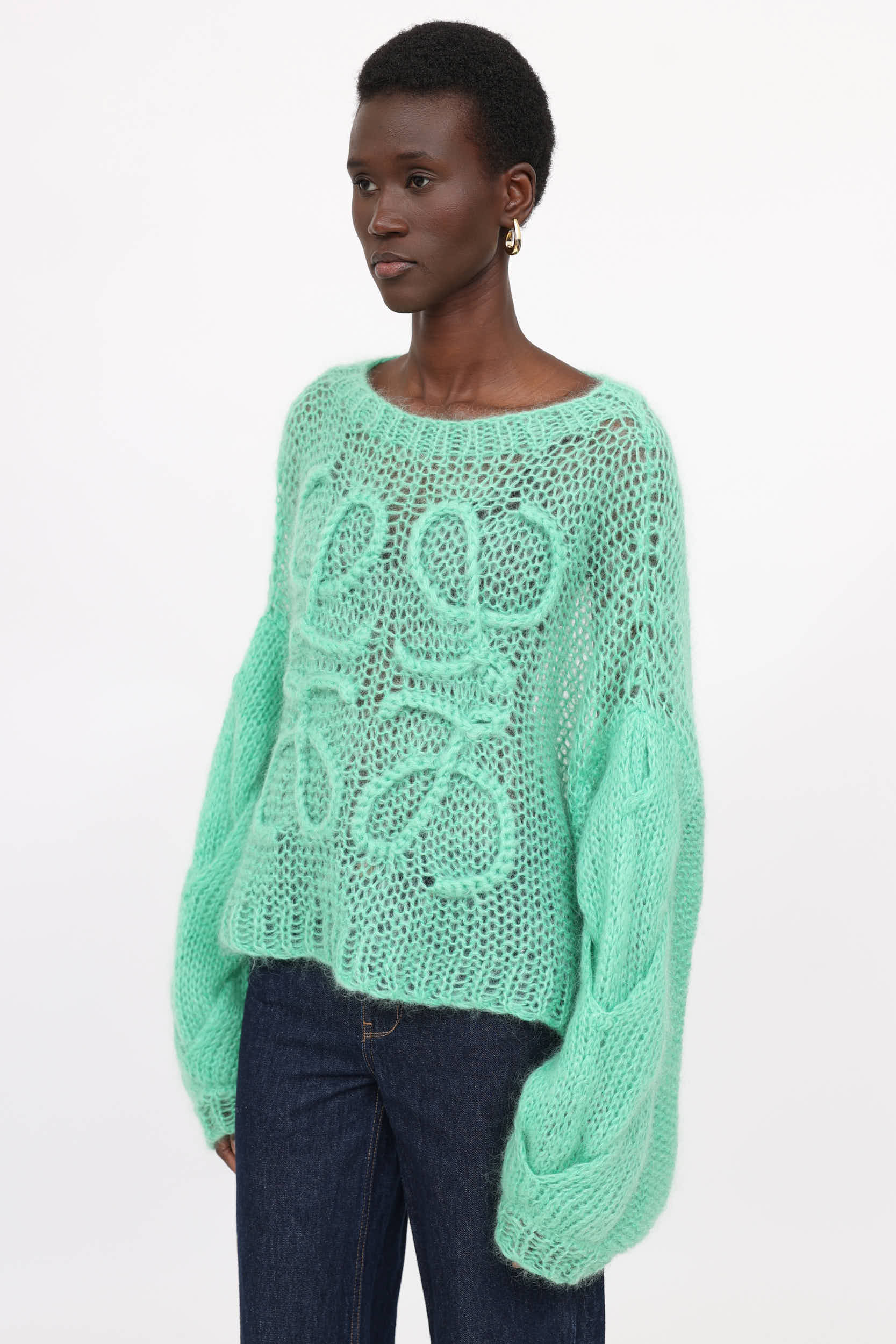 Loewe Mohair Anagram Sweater