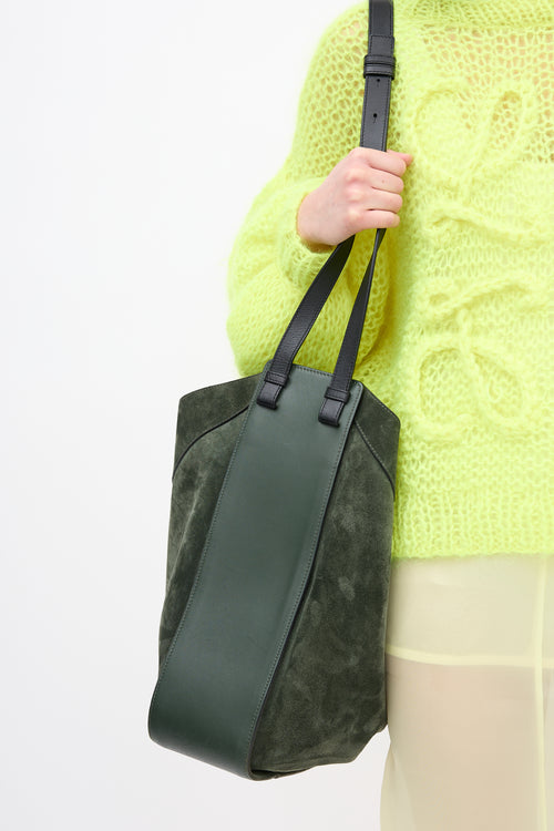 Loewe Suede & Leather Hammock Tote Bag