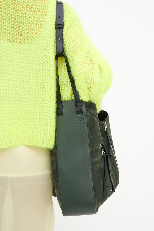 Loewe Suede & Leather Hammock Tote Bag