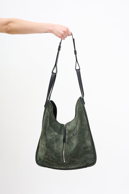 Loewe Suede & Leather Hammock Tote Bag