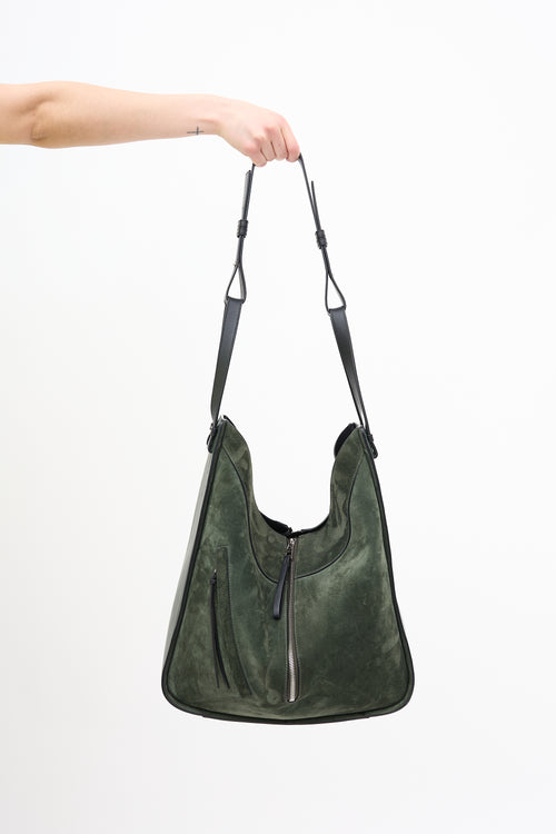 Loewe Suede & Leather Hammock Tote Bag