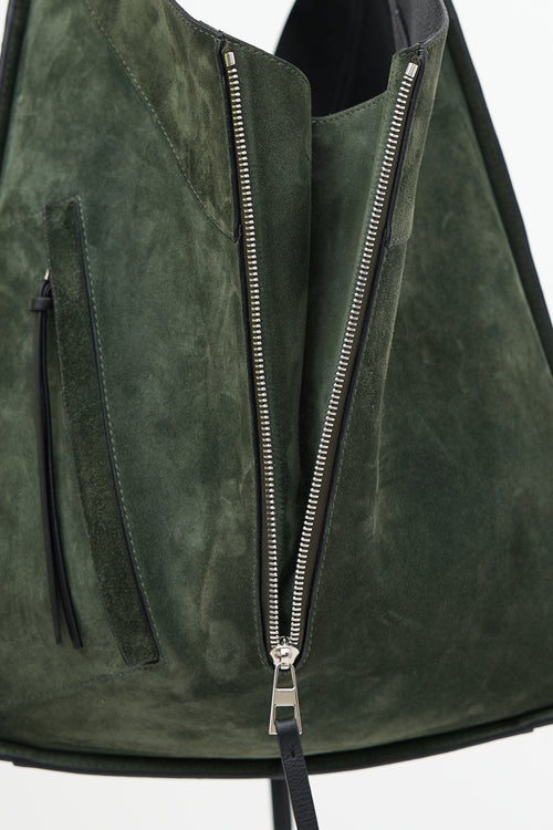 Loewe Suede & Leather Hammock Tote Bag