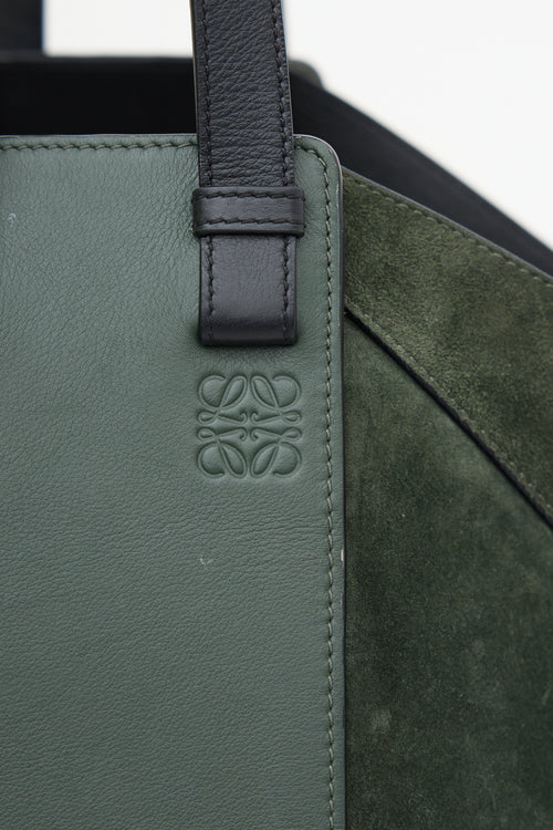 Loewe Suede & Leather Hammock Tote Bag