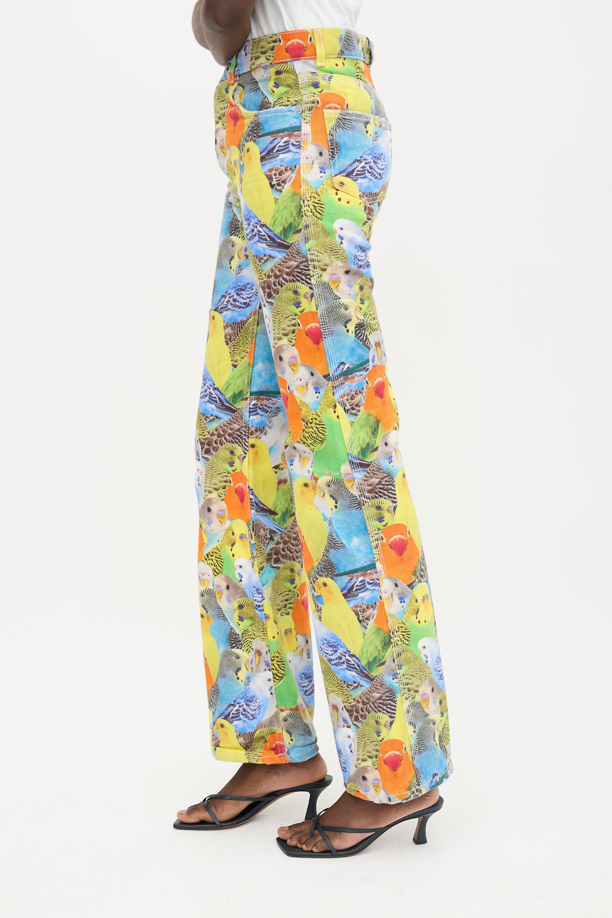Loewe High Waist Printed Jeans