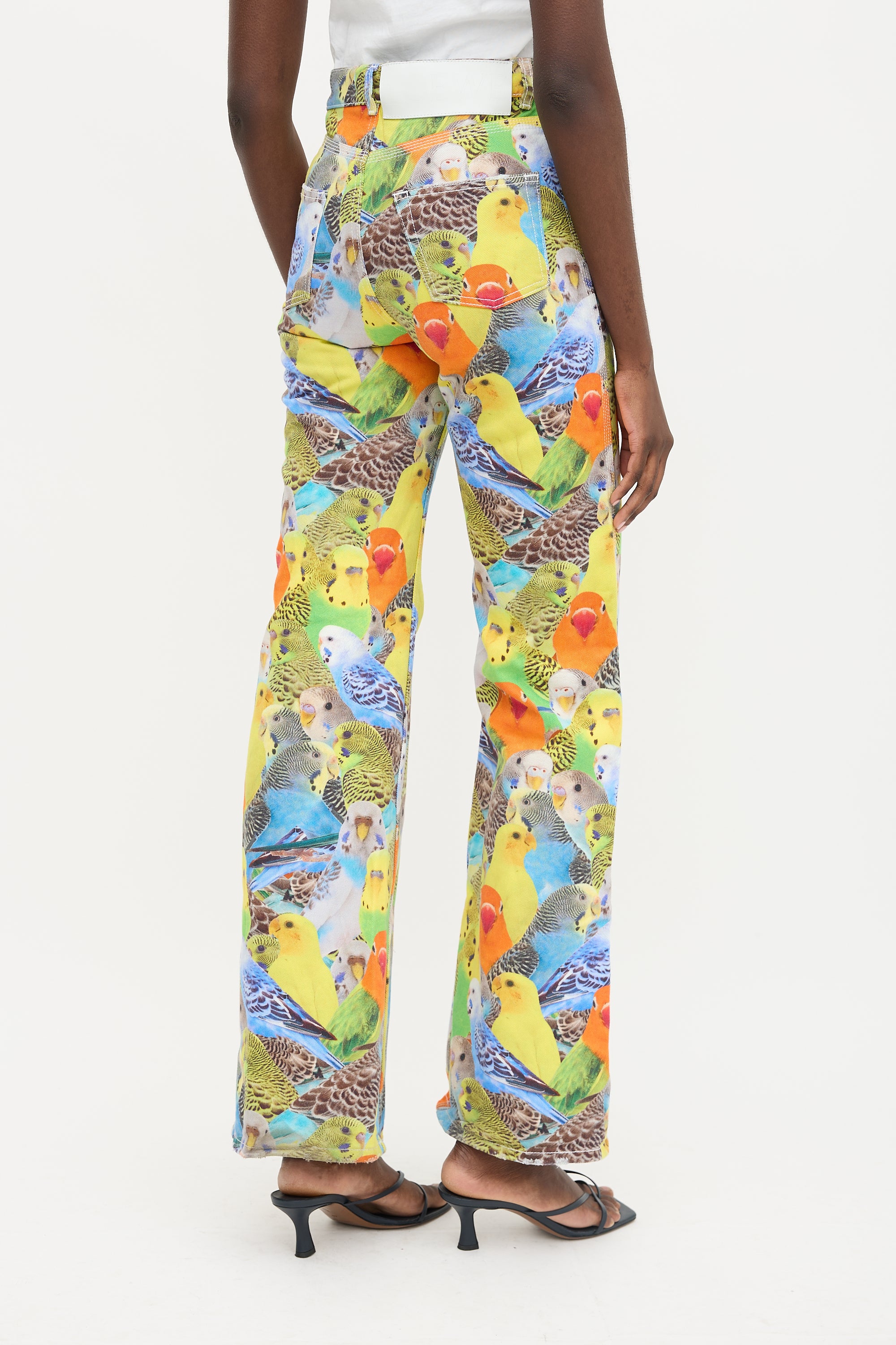 Loewe High Waist Printed Jeans