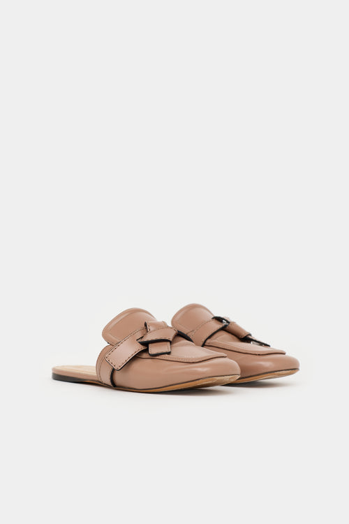 Loewe Leather Gate  Mule
