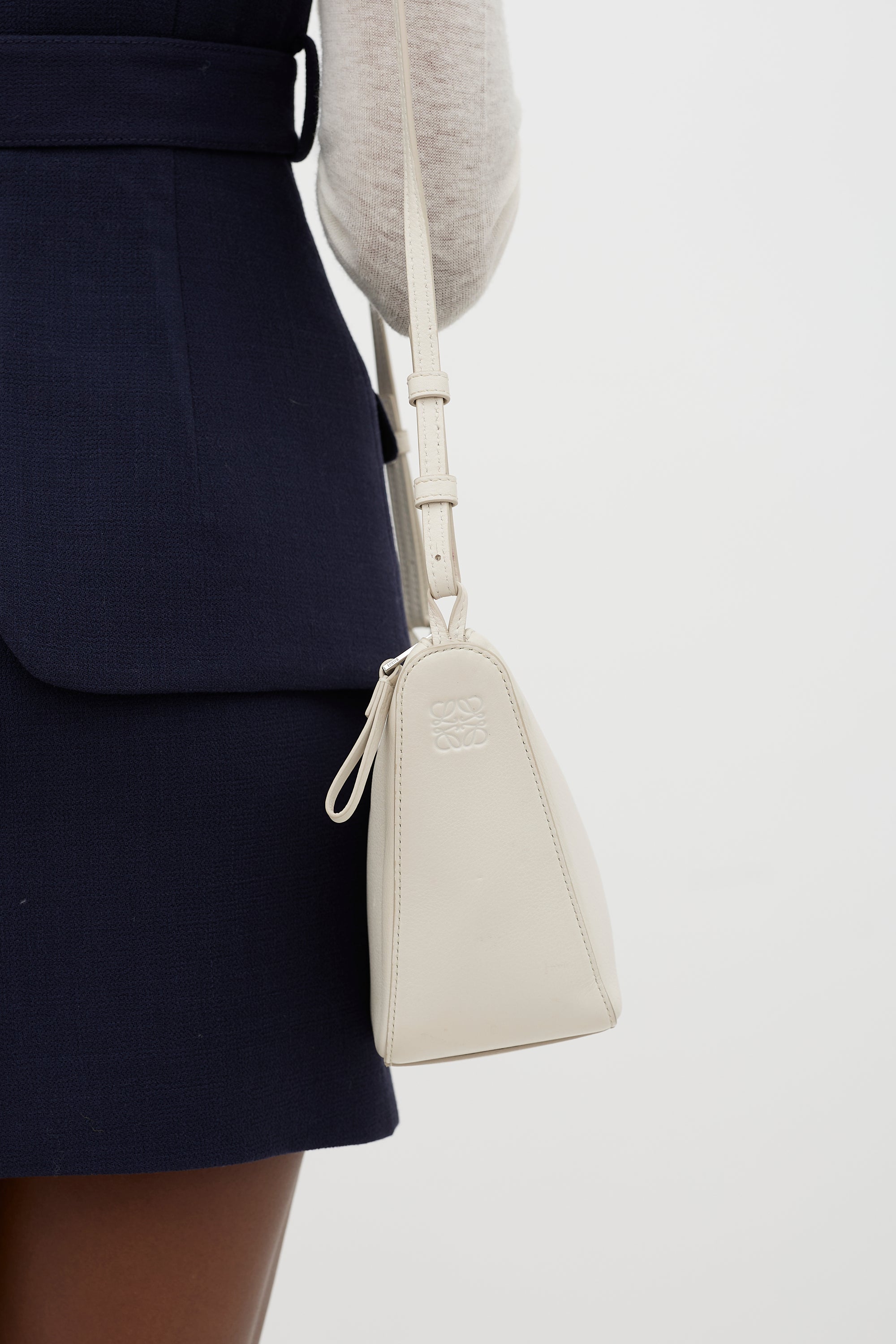 Loewe Leather Mini Hammock Bag