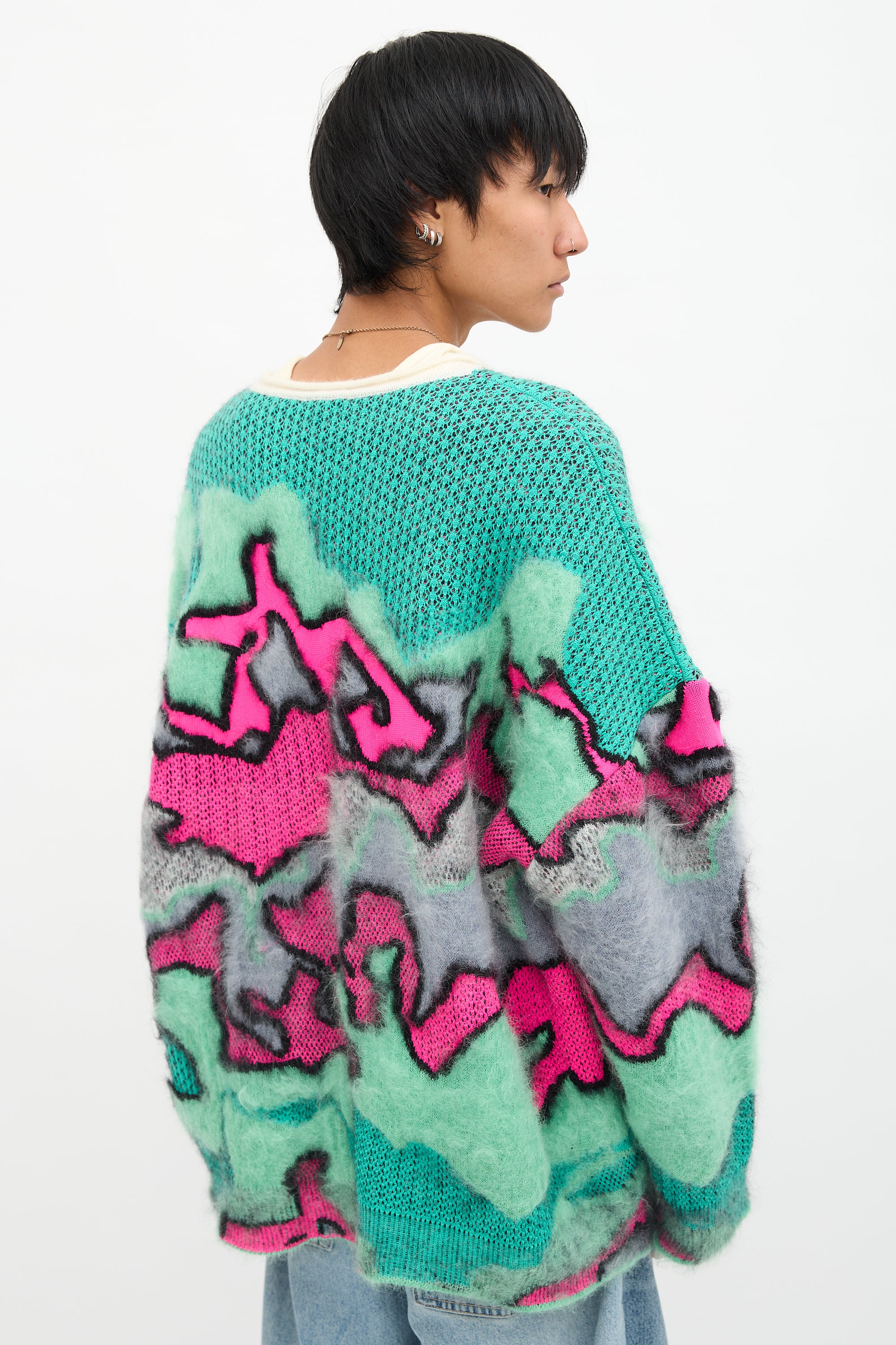 Loewe Mohair Camo Sweater