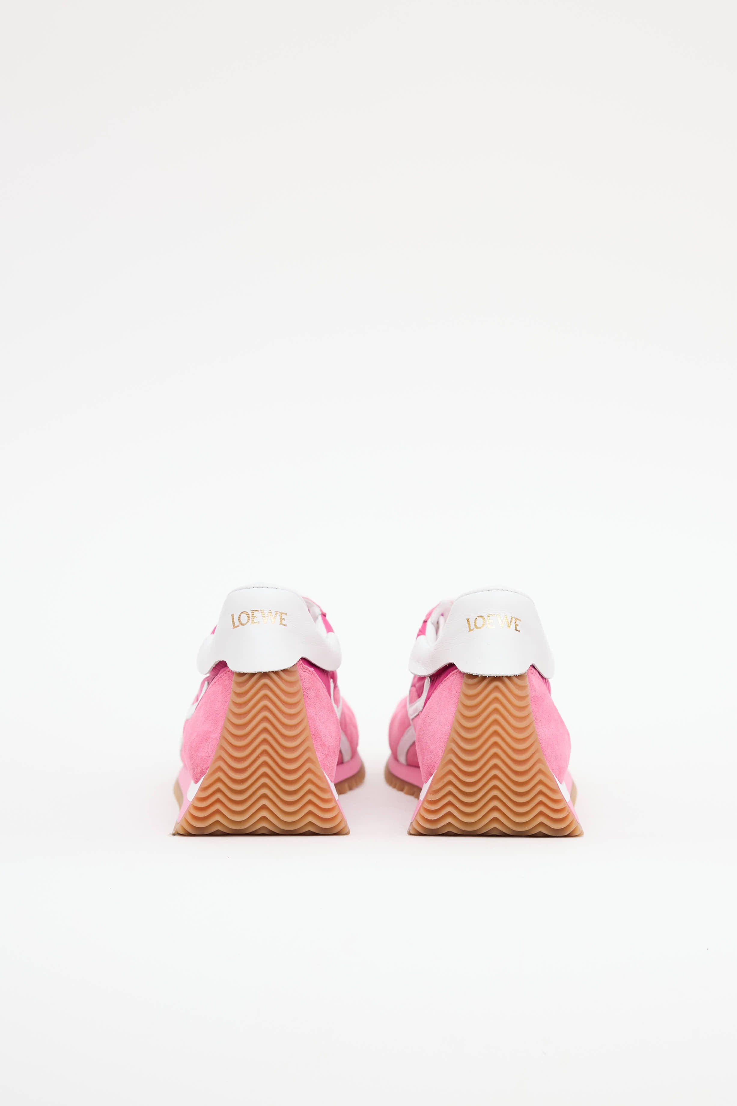 Loewe Nylon & Suede Flow Sneaker