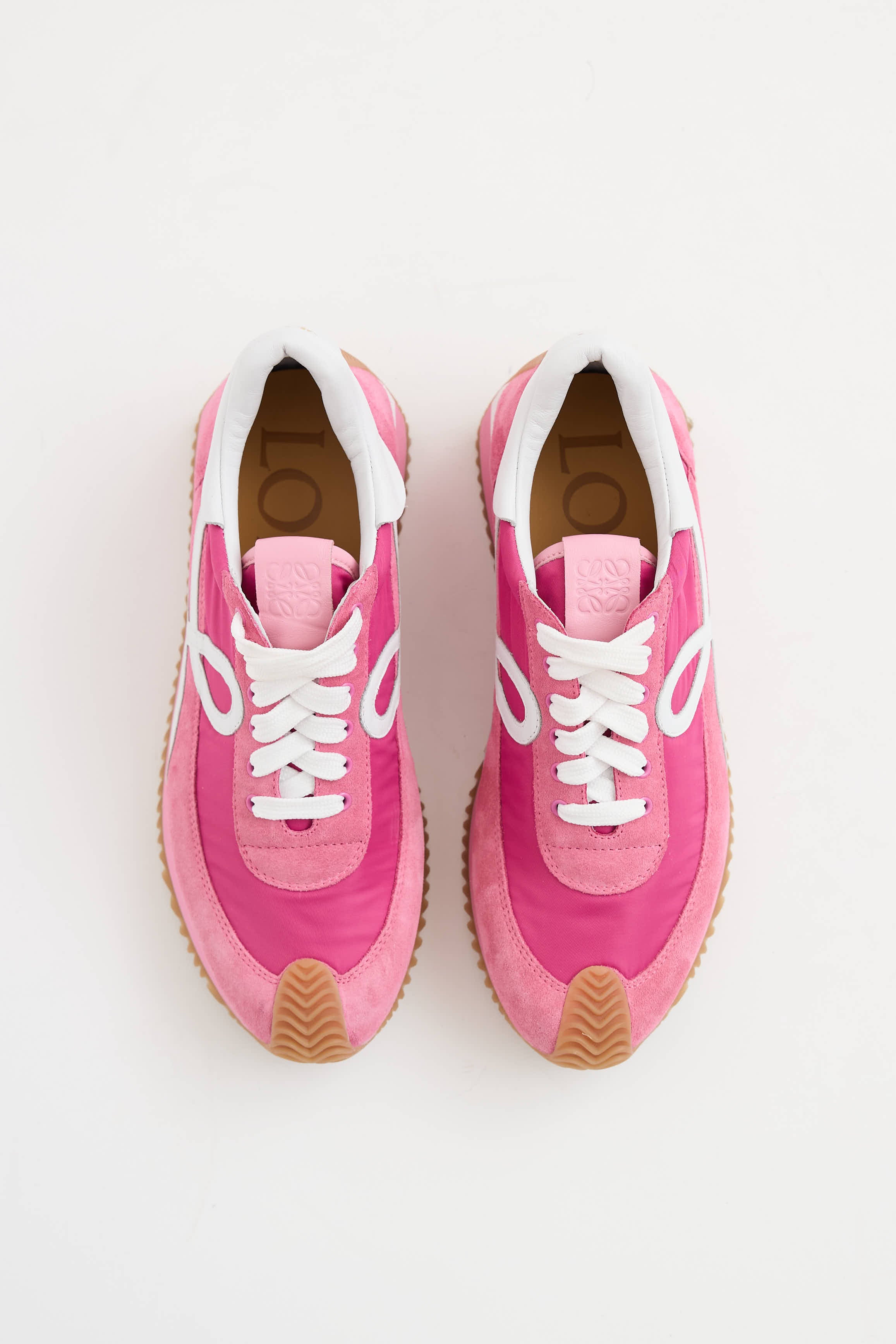 Loewe Nylon & Suede Flow Sneaker