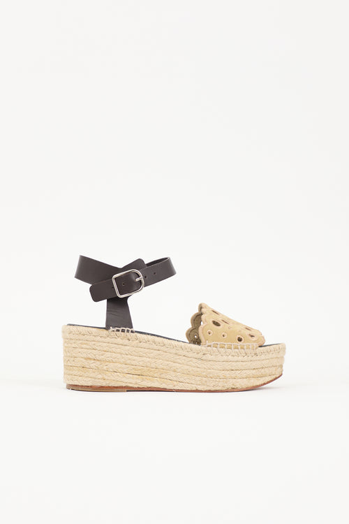 Loewe Platform Espadrille Sandal