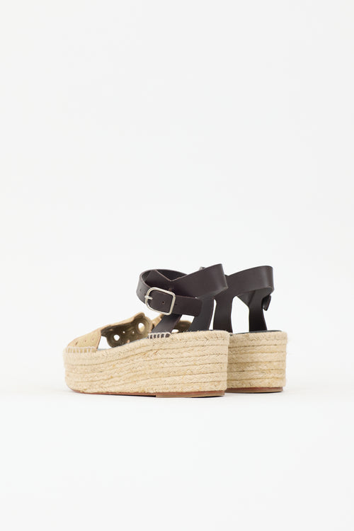 Loewe Platform Espadrille Sandal