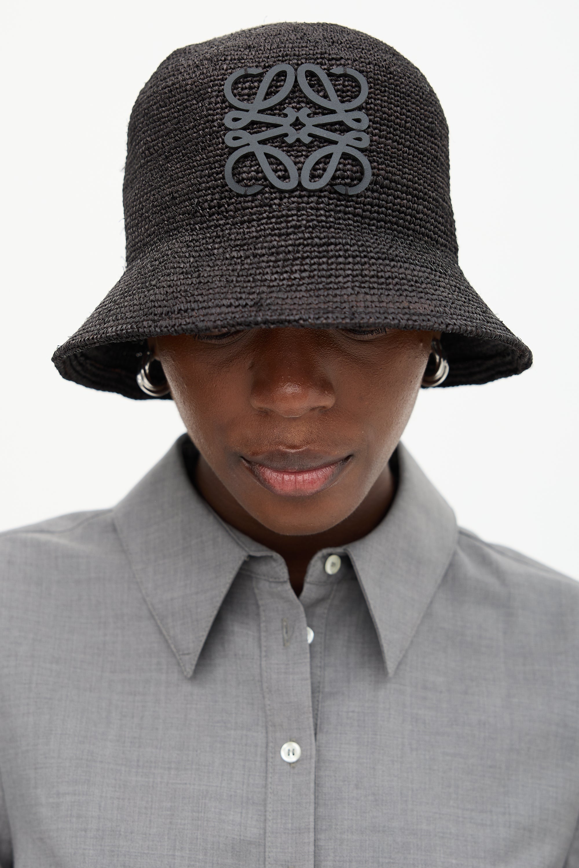 Loewe Raffia Bucket Hat