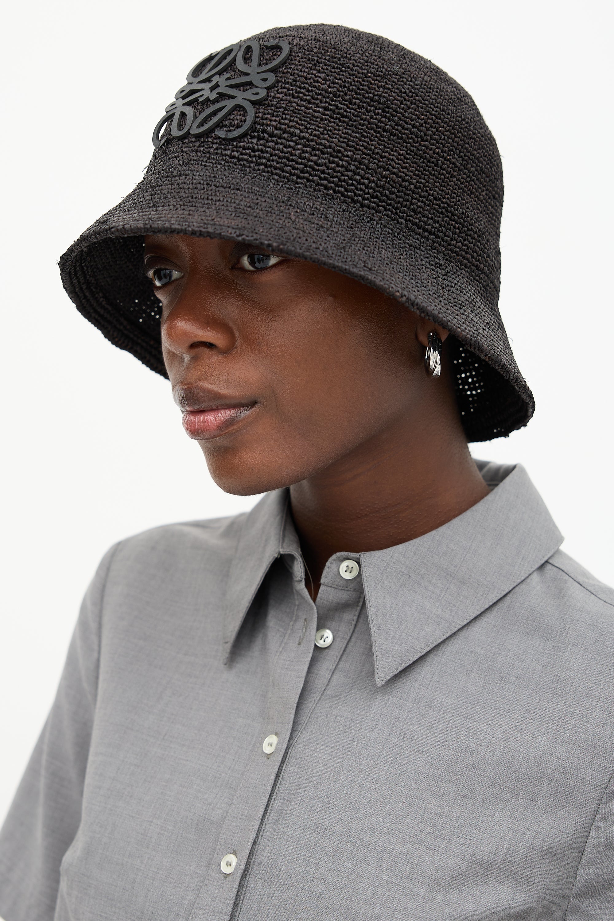 Loewe Raffia Bucket Hat